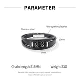 Men Magnet Wrap Bracelets Stainless Steel Party Gift
