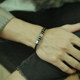 Men Magnet Bracelet: High PU Leather & Stainless Steel Party Gift