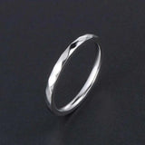 Stainless Steel Couple's Purple Love Theme Rings Valentine's Gift Size 4-9