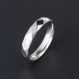 Stainless Steel Couple's Purple Love Theme Rings Valentine's Gift Size 4-9