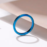 Unisex 2mm Tungsten Rings Size 6-11 Christmas Jewelry