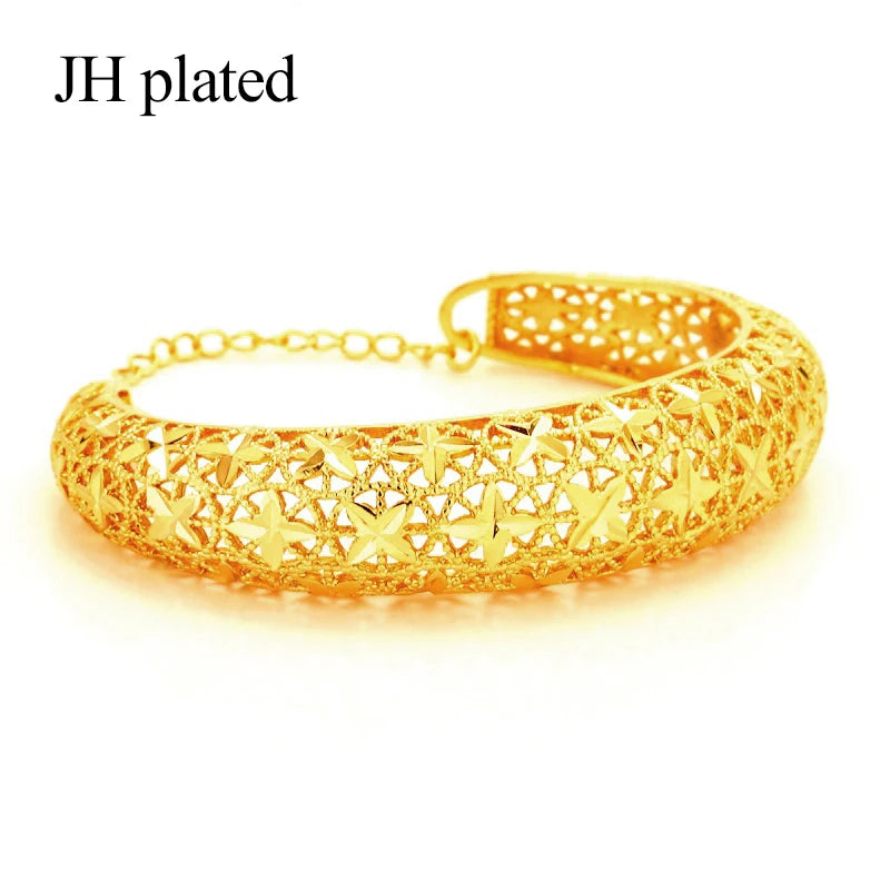 Ethiopian Bangle for Women/girl Dubai Bride Wedding Bracelet Africa Arab Jewelry