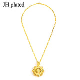 Flower Necklace with Pendant Women/Men Jewelry Gift Party