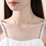 JIALY S925 Silver Rotating Globe Necklace for Women