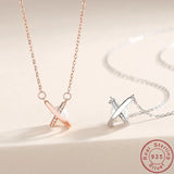 JIALY S925 Silver Rotating Globe Necklace for Women