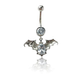 925 Silver Bat Piercing Belly Button Rings Jewelry