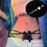 925 Silver Heart Dangle Navel Ring Sexy Body Piercing