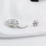 925 Silver Belly Button Rings with Zircon for Women