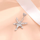 Angel Girl Belly Button Piercing 925 Sterling Silver Women's Accessories
