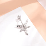 Angel Girl Belly Button Piercing 925 Sterling Silver Women's Accessories