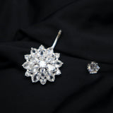 925 Silver Belly Button Ring Sun Flower Navel Piercing