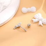 925 Silver Mermaid Tail Navel Belly Button Rings Piercing