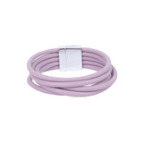 Purple Multilayer Chain Bracelet Magnet Buckle Bangle Bohemian Jewelry