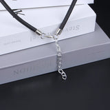 Handmade Choker Necklace Square Triangle Pendant Collar Jewelry Neck Decoration