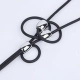Circle Pendant Necklace Harajuku Adjustable Circles Necklace Women Neck Decorati