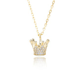 925 Silver Crown Pendant with Cubic Zirconia