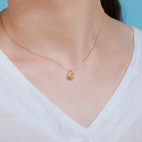 925 Silver Crown Pendant with Cubic Zirconia