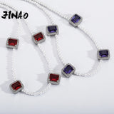 3mm Pearl Necklace Ladies Necklace With Gems High Personality Women Jewelry