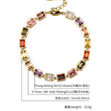 European & American Style High 3A+CZ Adjustable Bracelet