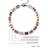 European & American Style High 3A+CZ Adjustable Bracelet