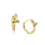 Prong Setting Zircon Willow Nails Bracelet for Men and Women
