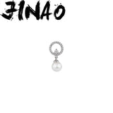 Pearl Earrings For Women Round Wedding Earrings Jewelry Gift