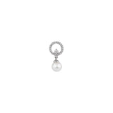 Pearl Earrings For Women Round Wedding Earrings Jewelry Gift