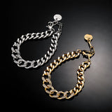 Hip-Hop Rock Zircon Cuba Adjustable Length Neutral Bracelet