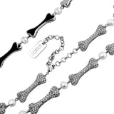 European and American Style CZ Iced Choker Necklace for Men and Women