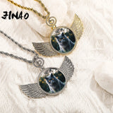 Photo Pendant Ice Cubic Zircon Necklace with 4mm Tennis Chain