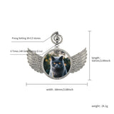 Photo Pendant Ice Cubic Zircon Necklace with 4mm Tennis Chain