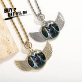 Photo Pendant Ice Cubic Zircon Necklace with 4mm Tennis Chain