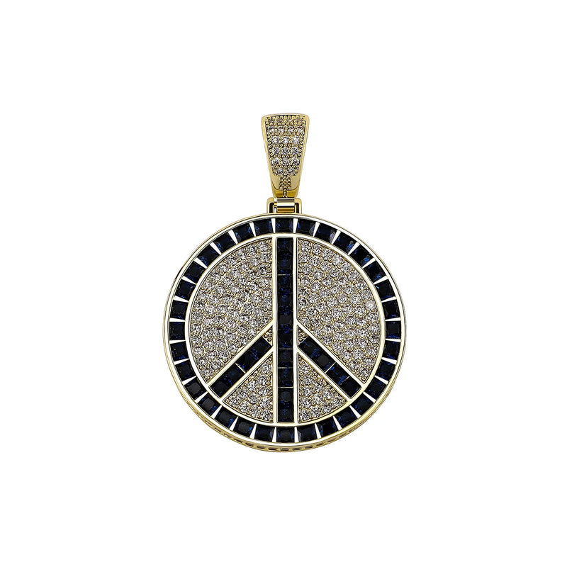 European & American 4mm Tennis Chain High Ice CZ Drip Oil Pendant Necklace