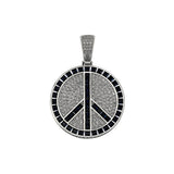 European & American 4mm Tennis Chain High Ice CZ Drip Oil Pendant Necklace