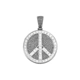 European & American 4mm Tennis Chain High Ice CZ Drip Oil Pendant Necklace