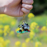 European & American 4mm Tennis Chain High Ice AAA+ CZ Drip Oil Pendant&Necklace