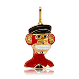 European & American 4mm Tennis Chain High Ice AAA+ CZ Drip Oil Pendant&Necklace