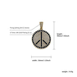 European & American 4mm Tennis Chain High Ice CZ Drip Oil Pendant Necklace