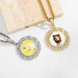 Geometric Lace High Ice Cravejado CZ Pendants