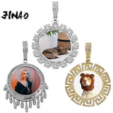 Geometric Lace High Ice Cravejado CZ Pendants