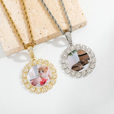 Geometric Lace High Ice Cravejado CZ Pendants