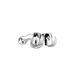 HIP HOP Green Gemstone Snake High Ice Cravejado AAA+ Cubic Zircon Grillz