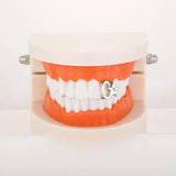 HIP HOP Openwork Star High Ice Cravejado AAA+ Cubic Zircon Grillz