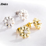 D 925 Moissanite Boucle Oreille Femme European and American Moissanite