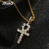 Silver Plated CZ Crystal Zircon Stone Pendant Necklace