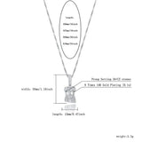 JINAO 925 Silver Jesus Pendant Iced Hip Hop Zircon Pendant