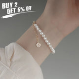 S925 Pearl Bracelet Natural Freshwater Pearl Women's Summer Jewelry