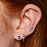 CZ Zircon Birthstone Stud Earrings