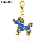 12 Dog Charm Earring Pendant Necklace Metal Jewelry Making