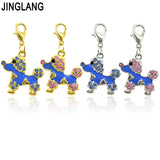 12 Dog Charm Earring Pendant Necklace Metal Jewelry Making